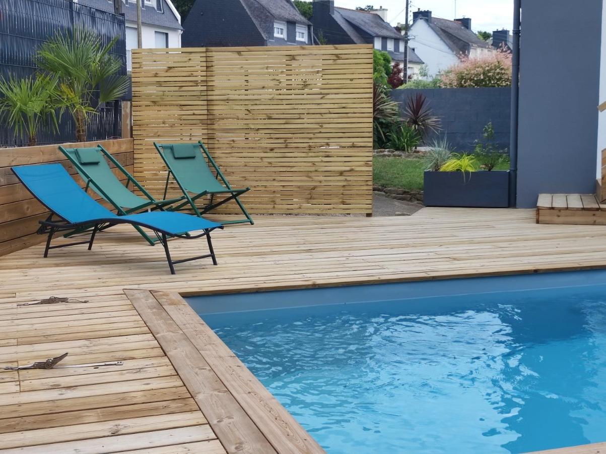 Ty Breizh Jet Villa Ergue-Gaberic Exterior photo